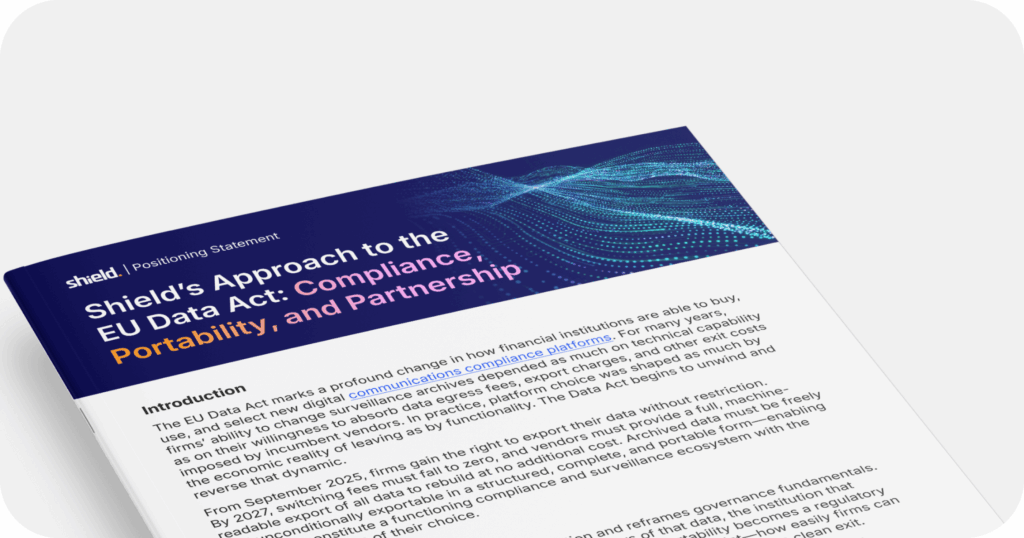 The EU Data Act: Compliance, Portability, and Choosing Shield